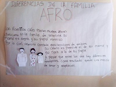 Las diferencias de la familia Afro