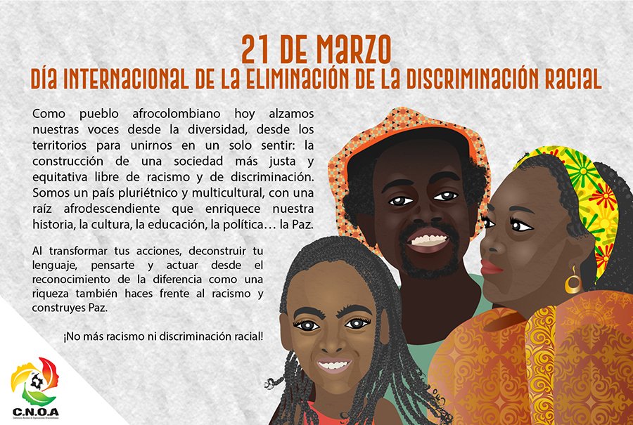 21 de marzo, Día Internacional de la Eliminación de la Discriminación Racial