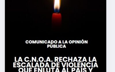COMUNICADO A LA OPINIÓN PÚBLICA 