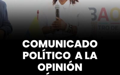 COMUNICADO POLÍTICO